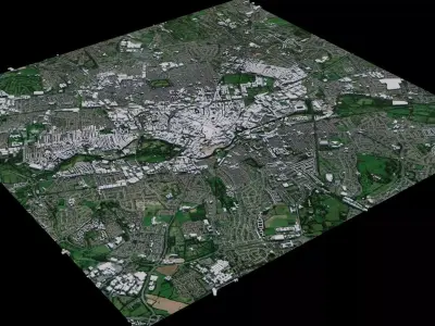 Leicester - England 3D model