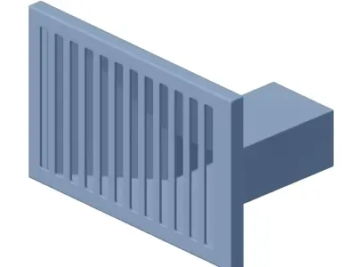 Plastic Premium Kitchen Chimney Toy 3D model