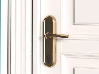 classice door set 324 3D model