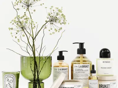 Bathroom Decor Set 019 3D model