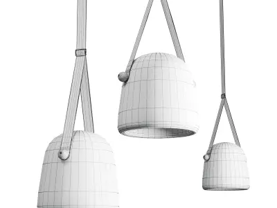 Brokis MONA LARGE LED pendant light Low-poly 3D model