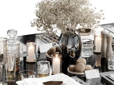 Table Set 14 3D model