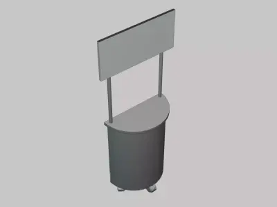 Display Stand - Geometry Only No Textures No Materials 3D model