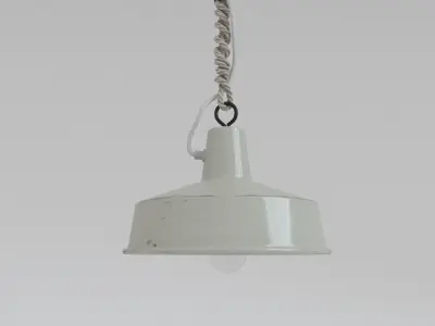 Painted Rustic Pendant 3D model