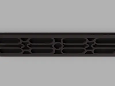 Star Wars Galaxys Edge Cargo Bay Window Grate Decoration Prop 3D print model