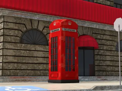 teleplone ingles 3D model