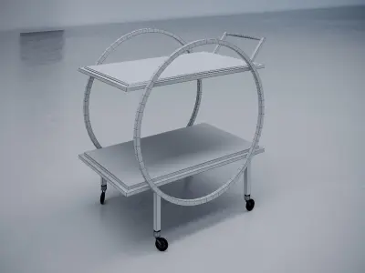 union lighting Artemis bar Cart 3D model