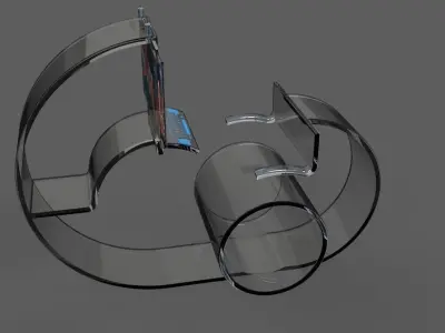 Gaming chair Free 3D model