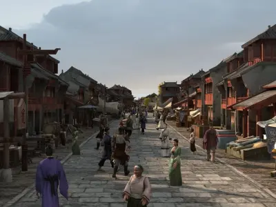 Ancient city 3D model