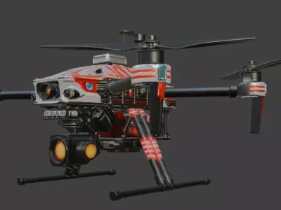 DJI Mavic Drone 3d model 3D model