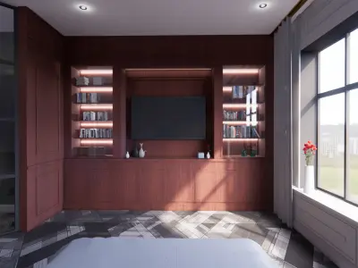 Desain Kamar Tidur Mewah 3D print model