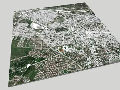 Cityscape Craiova Romania 3D model