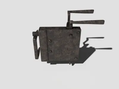 Vintage Door Handle 3D model