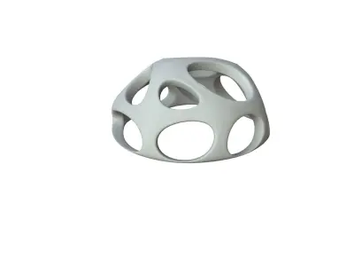 SciFi Cube Object No 48723 Low Poly Shape Low-poly 3D model