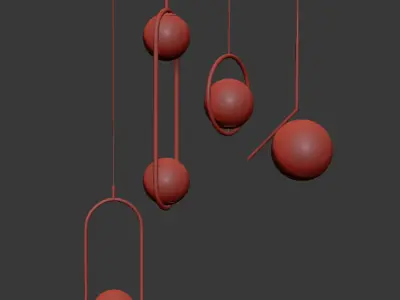 Ceiling Light Collection 3D model order