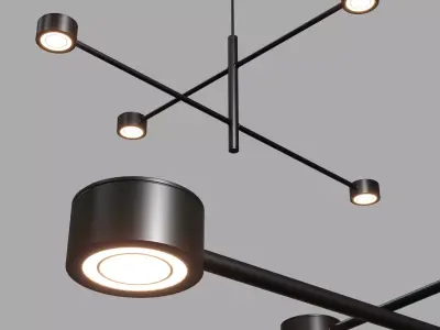 Clyde 4 MoodMaker Rail Light 02 Low-poly 3D model