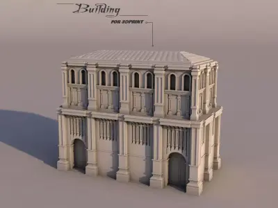Building 3D print model