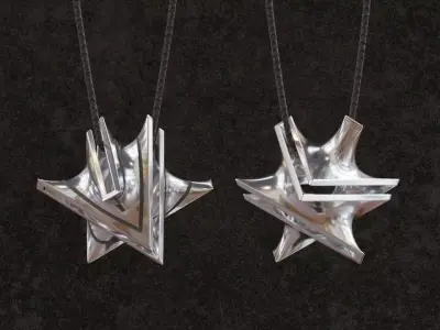 Star Minimal Surface Pendant 3D print model