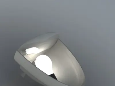 toillet lighting Free 3D model