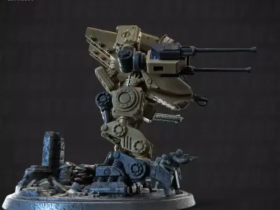 Konfusion 47 Linewrekcer Poseable Set 32mm 3D print model