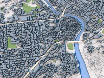 Davao City Philippine 3D model