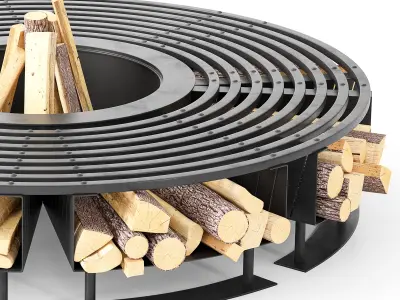 Fire Pit 02 3D model