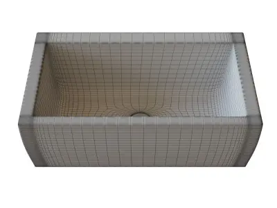 Roca Access sink 60x45 cm suspended 368PB9000 3D model