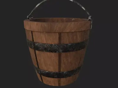 Realistic Medieval Viking Cube- Game Ready PBR Asset Low-poly 3D model