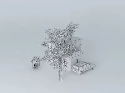 Very Small House Free 3D model