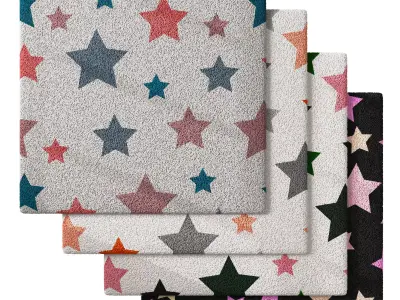 Kids Carpet Set 23 3D model