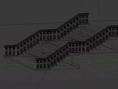 Ladder 3D model 3