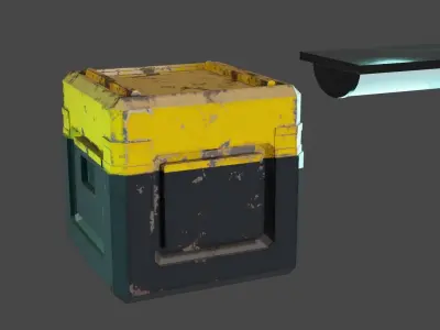 Low Poly Sci-Fi pack Low-poly 3D model