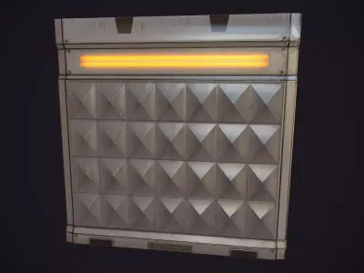 Sci-Fi Panel 1 - Low Poly Low-poly 3D model