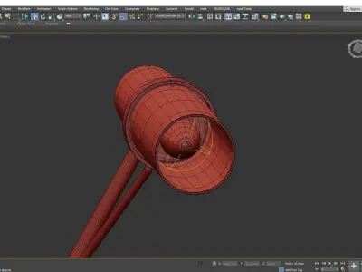 F promo Viator sconce Low-poly 3D model