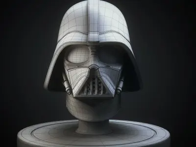 Darth Vader Helmet 3D model 3D model