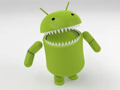 Android robot 3D model