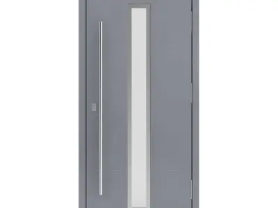 Metal Front Door 3D model