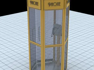 Phone box 3D model