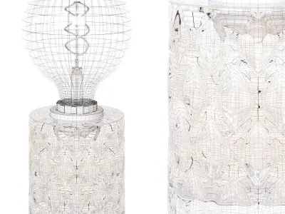Table Lamp Crystal Magic 3D model