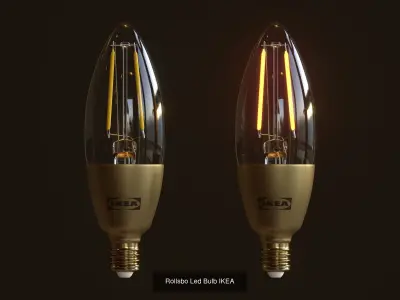 IKEA Light Bulbs 3D Model Pack