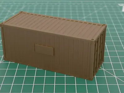 ISO Container 3D Print 3MF File 3D print model