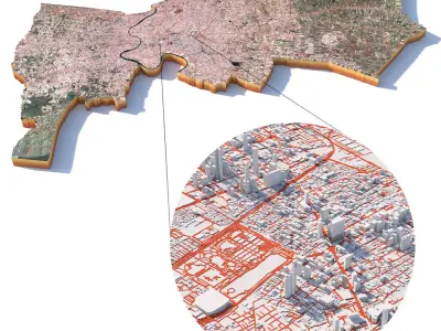 Bangkok Thailand 3D model