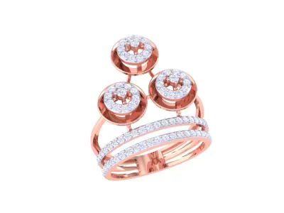 Women Ring MTL 3dm STL OBJ FBX Details 3D print model 39