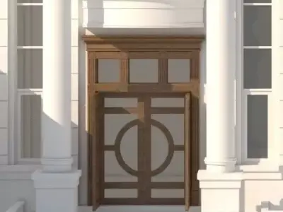 A Door front 3D model