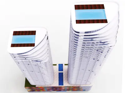 Building Brickell Heights Condo Miami 3D model