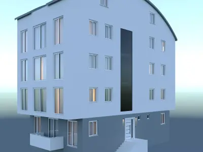 Basic Building - 1 Free 3D model