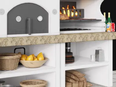 palazzetti grill 3D model