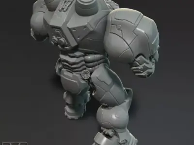 Starcraft Marines 3D print model