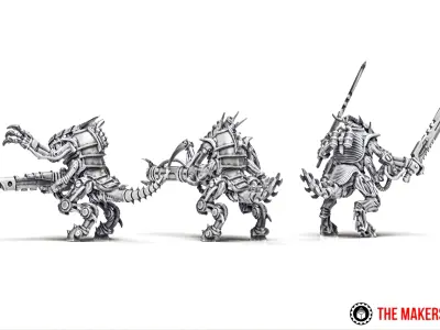 Iron Hive - Warriors set 1 3D print model