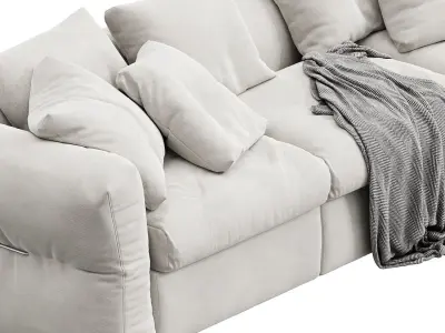 Newbridge Sofa by Flexform 3 seater 3D model